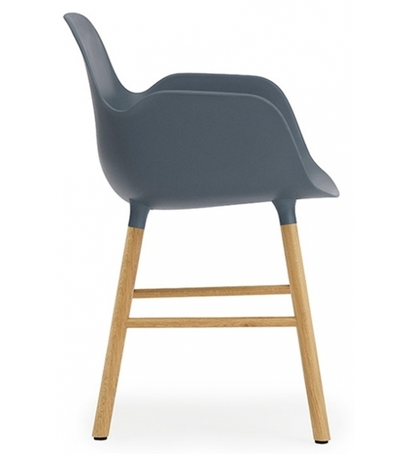 Form Normann Copenhagen Silla con Patas de Madera