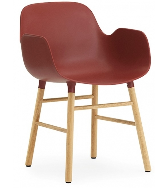 Form Normann Copenhagen Sessel mit Holzbeine