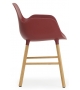 Form Normann Copenhagen Sessel mit Holzbeine