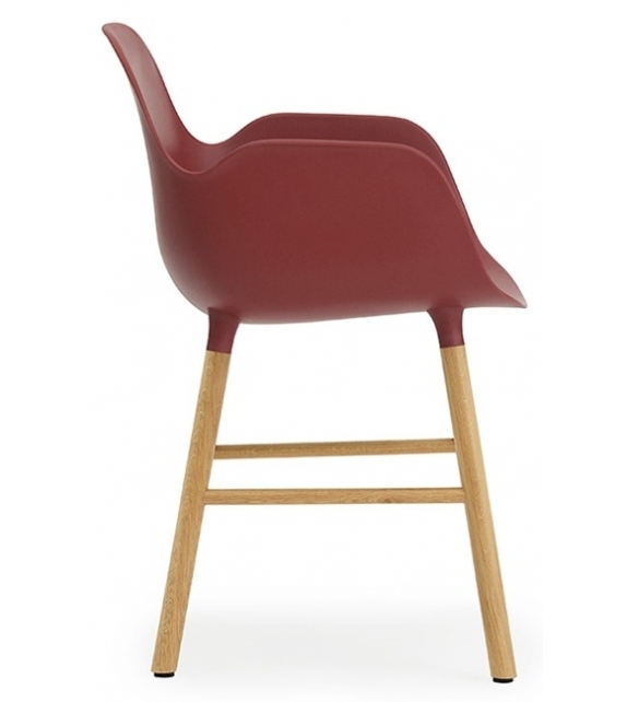 Form Normann Copenhagen Sessel mit Holzbeine