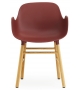 Form Normann Copenhagen Sessel mit Holzbeine