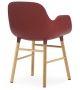 Form Normann Copenhagen Sessel mit Holzbeine