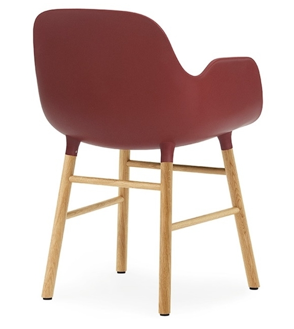 Form Normann Copenhagen Sessel mit Holzbeine