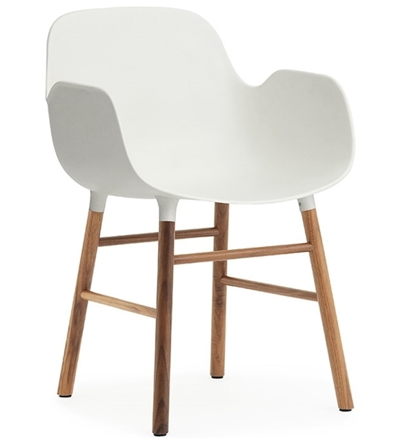 Form Normann Copenhagen Silla con Patas de Madera