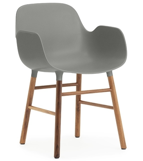 Form Normann Copenhagen Sessel mit Holzbeine