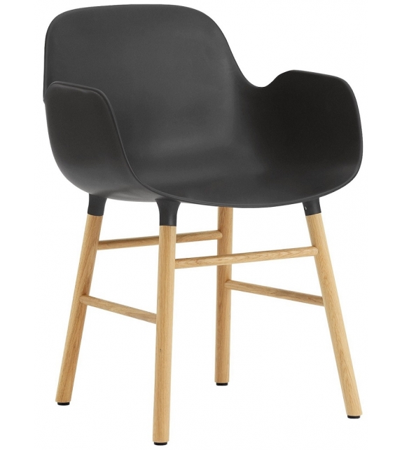 Form Normann Copenhagen Silla con Patas de Madera