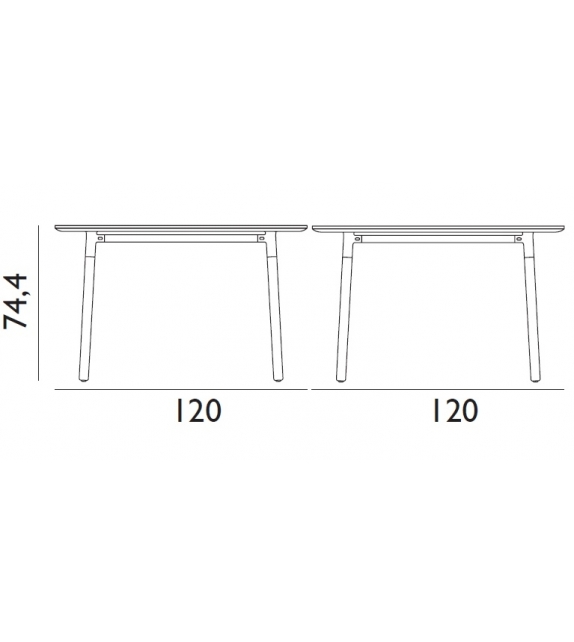 Form Normann Copenhagen Viereckigen Tisch