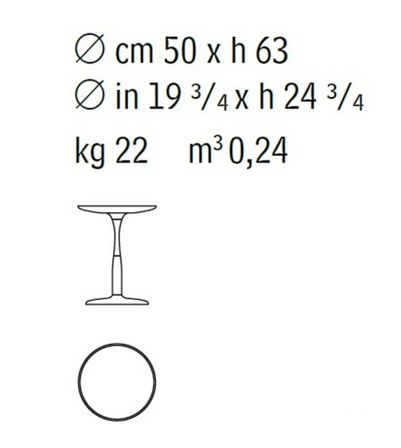 Oti Petite Table Ronde Giorgetti