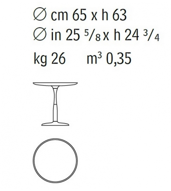 Oti Petite Table Ronde Giorgetti