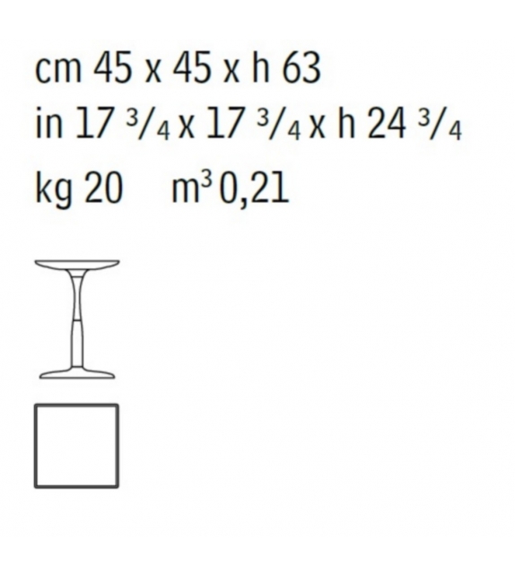 Oti Petite Table Carrée Giorgetti