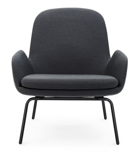 Era Normann Copenhagen Sillón Bajo con Patas de Acero