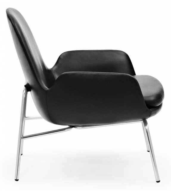 Era Normann Copenhagen Sillón Bajo con Patas de Acero