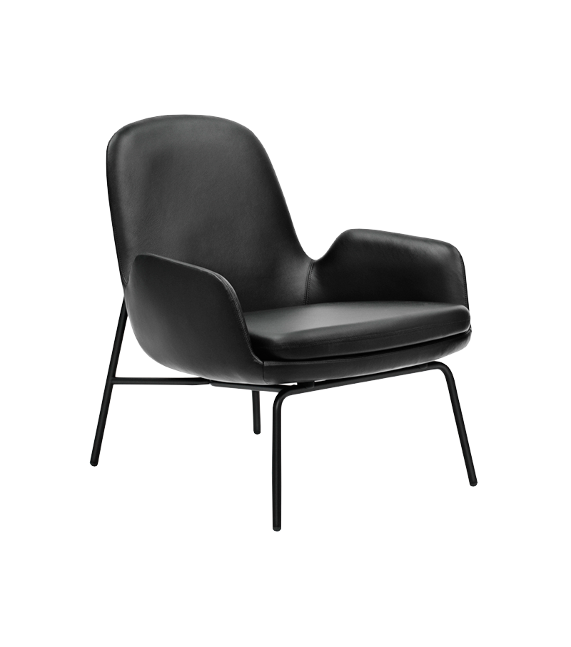 Era Normann Copenhagen Sillón Bajo con Patas de Acero