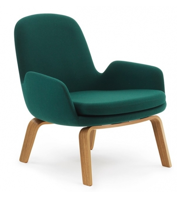 Era Normann Copenhagen Lounge Chair Low With Wood Legs