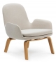 Era Normann Copenhagen Lounge Chair Low With Wood Legs