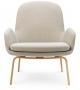 Era Normann Copenhagen Poltrona Bassa con Gambe In Legno