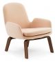 Era Normann Copenhagen Poltrona Bassa con Gambe In Legno