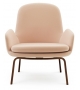 Era Normann Copenhagen Poltrona Bassa con Gambe In Legno