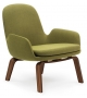 Era Normann Copenhagen Poltrona Bassa con Gambe In Legno