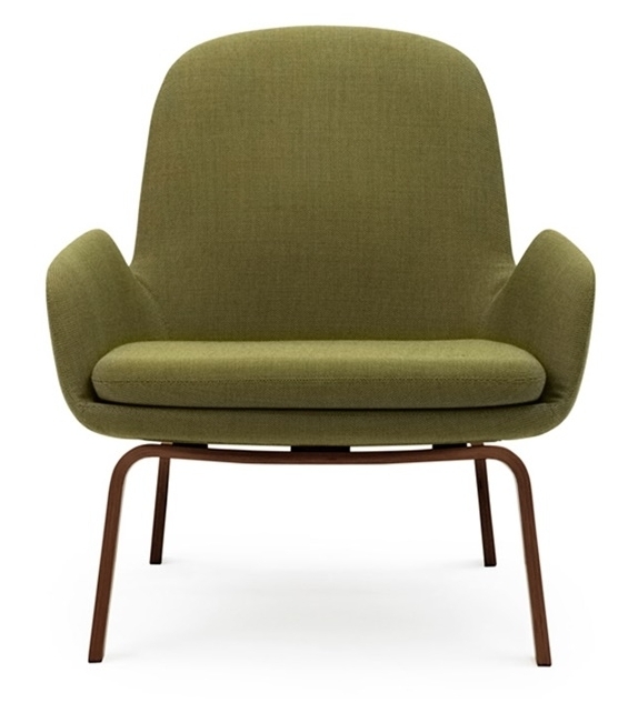 Era Normann Copenhagen Poltrona Bassa con Gambe In Legno
