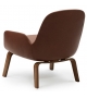 Era Normann Copenhagen Poltrona Bassa con Gambe In Legno