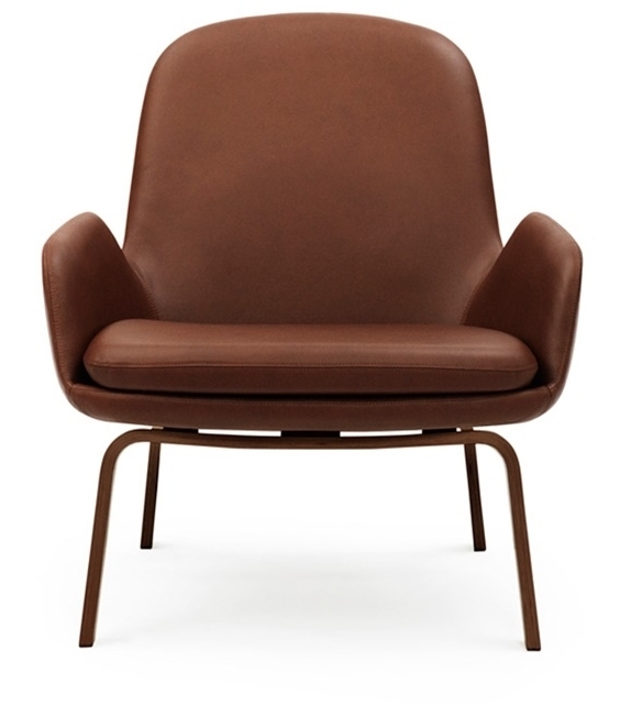 Era Normann Copenhagen Poltrona Bassa con Gambe In Legno