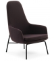 Era Normann Copenhagen Fauteuil Haute Avec Pieds en Acier