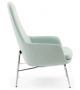 Era Normann Copenhagen Poltrona Alta con Gambe in Acciaio