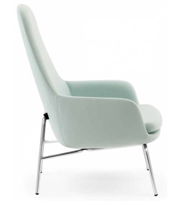 Era Normann Copenhagen Fauteuil Haute Avec Pieds en Acier