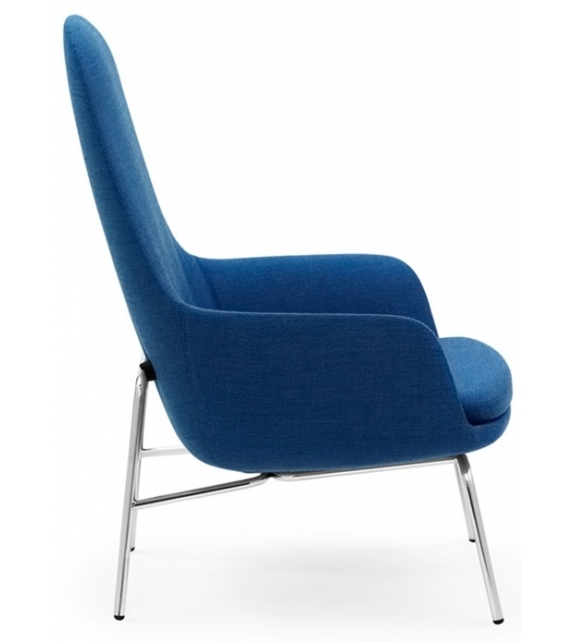 Era Normann Copenhagen Fauteuil Haute Avec Pieds en Acier