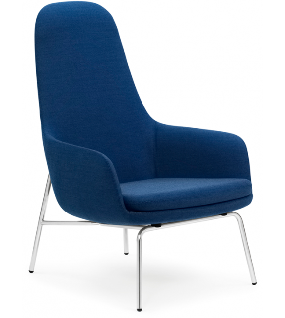 Era Normann Copenhagen Fauteuil Haute Avec Pieds en Acier