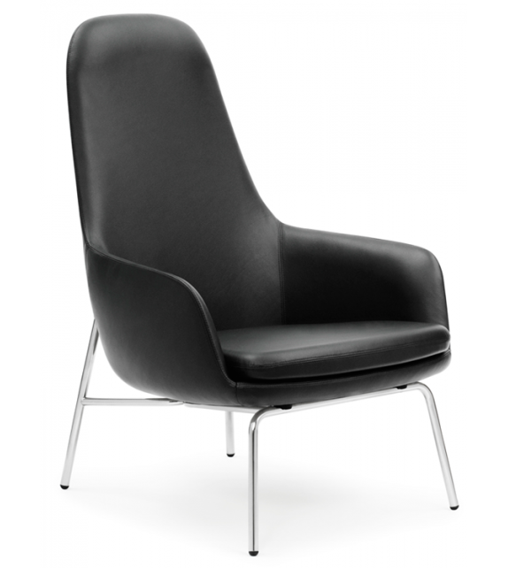 Era Normann Copenhagen Fauteuil Haute Avec Pieds en Acier