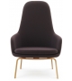 Era Normann Copenhagen Sillón Alto con Patas de Madera