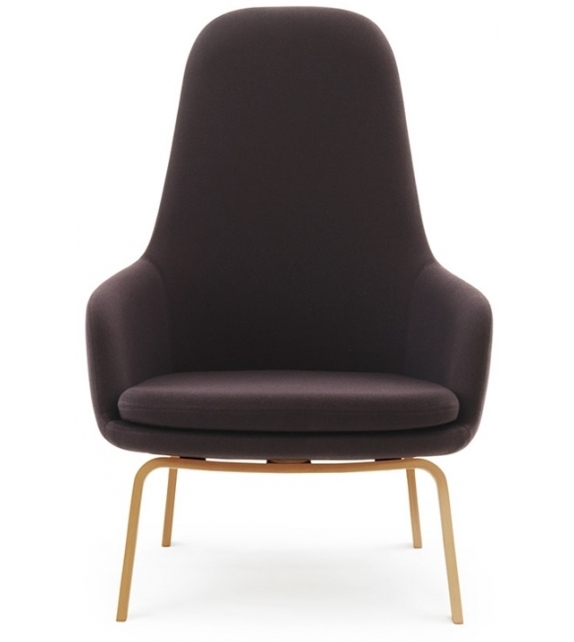Era Normann Copenhagen Sillón Alto con Patas de Madera