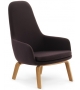 Era Normann Copenhagen Sillón Alto con Patas de Madera