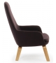 Era Normann Copenhagen Sillón Alto con Patas de Madera