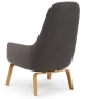 Era Normann Copenhagen Sillón Alto con Patas de Madera