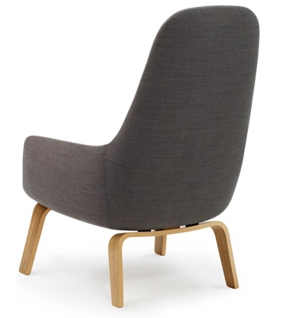 Era Normann Copenhagen Sillón Alto con Patas de Madera