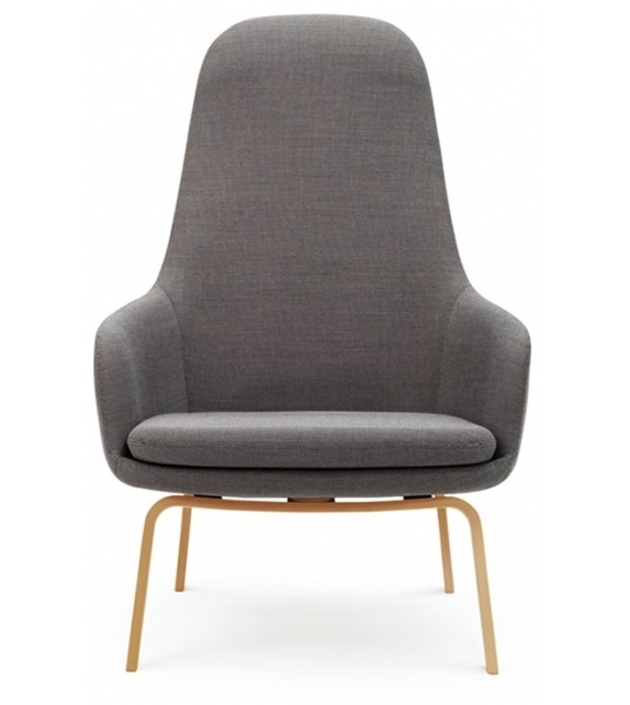 Era Normann Copenhagen Sillón Alto con Patas de Madera