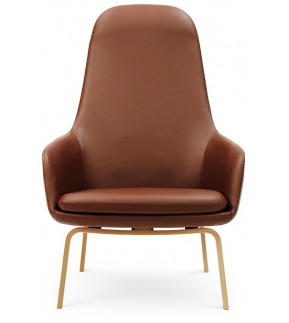 Era Normann Copenhagen Sillón Alto con Patas de Madera