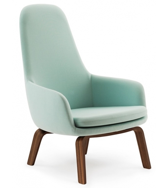 Era Normann Copenhagen Sillón Alto con Patas de Madera