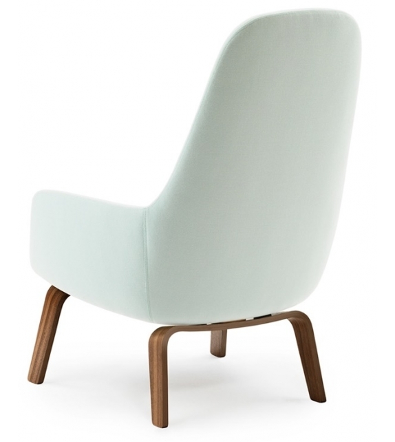 Era Normann Copenhagen Sillón Alto con Patas de Madera