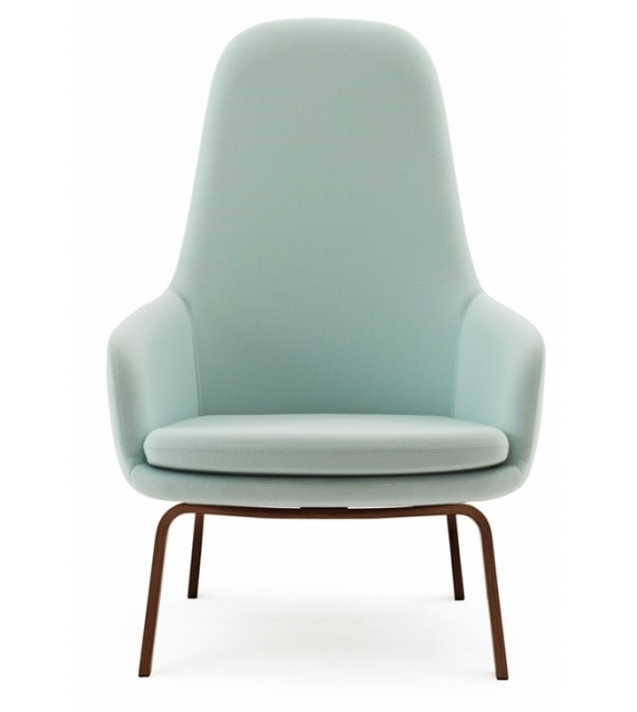 Era Normann Copenhagen Sillón Alto con Patas de Madera