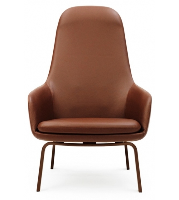 Era Normann Copenhagen Sillón Alto con Patas de Madera