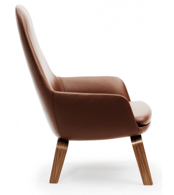 Era Normann Copenhagen Sillón Alto con Patas de Madera