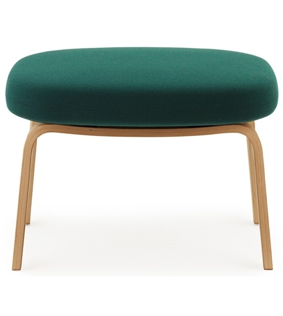 Era Normann Copenhagen Pouf con Gambe in Legno
