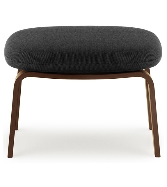Era Normann Copenhagen Pouf con Gambe in Legno