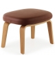 Era Normann Copenhagen Pouf con Gambe in Legno