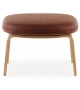 Era Normann Copenhagen Pouf con Gambe in Legno
