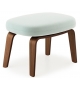 Era Normann Copenhagen Pouf con Gambe in Legno